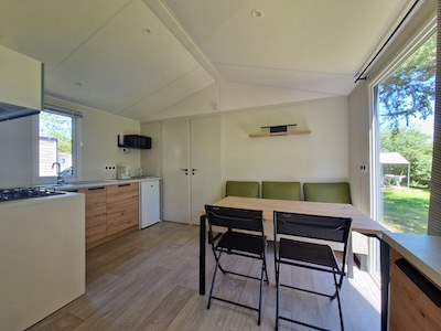 Intérieur du mobil-home Bergame.