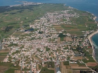 Arrivée sur l'île de Ré.